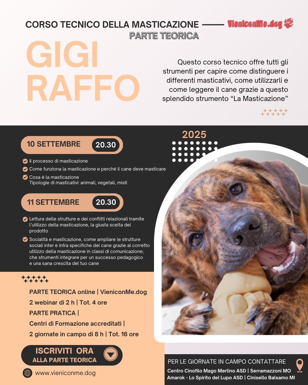 Corso Tecnico della Masticazione 2025 – Cinisello Balsamo (MI)